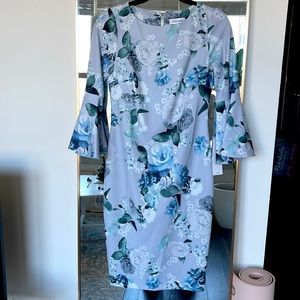 NWT Calvin Klein Floral Dress Size 2 👗 RARE
